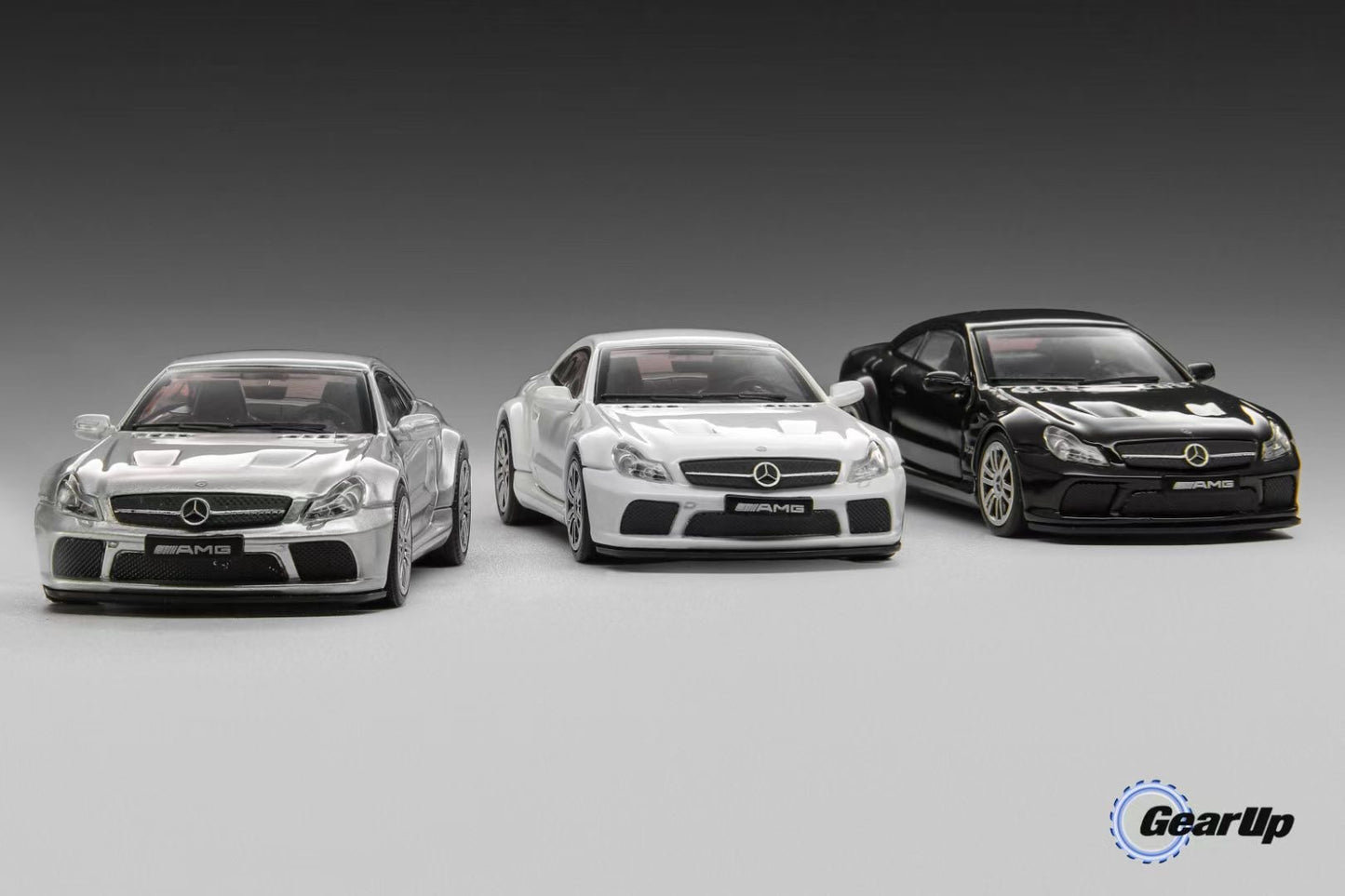 Gear Up Model 1:64 Mercedes-Benz SL65 AMG Black Series R230 2008 White