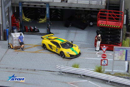 Star Model 1:64 McLaren MCL 650S Wide Body Yellow #5 Limited 499 Pieces