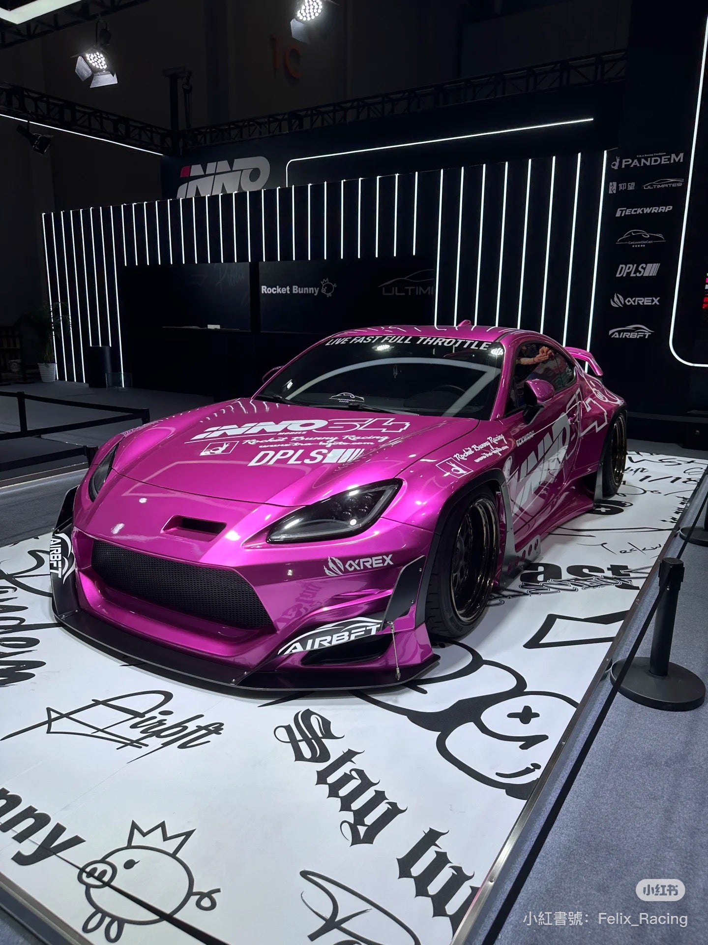 INNO64 1:64 Toyota GR86 PANDEM ROCKET BUNNY China APA XPO 2025 Event Special Edition in Premium Box Packaging (Chance of a Chase Car) (IN64-GR86P-APA25)