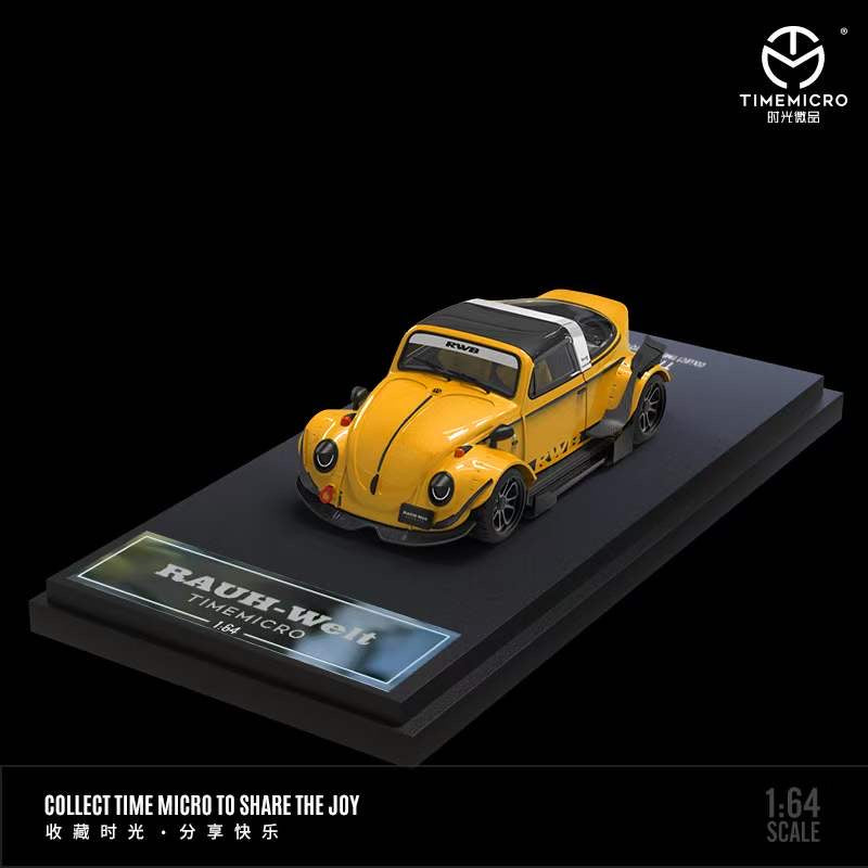 Time Micro 1:64 Volkswagen Beetle RWB Yellow