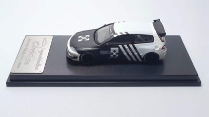 Model Collect 1:64 Honda Civic EG6 Mk5 Pandem Rocket Bunny Custom Off-White Edition