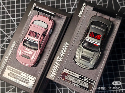 Mortal 1:64 Nissan Silvia S14 GT-Spec V2 SEIJI Ookawara Titanium Grey (With Extra Set of  Silver Wheels) in Premium Box Packaging - Chinese Customised Version