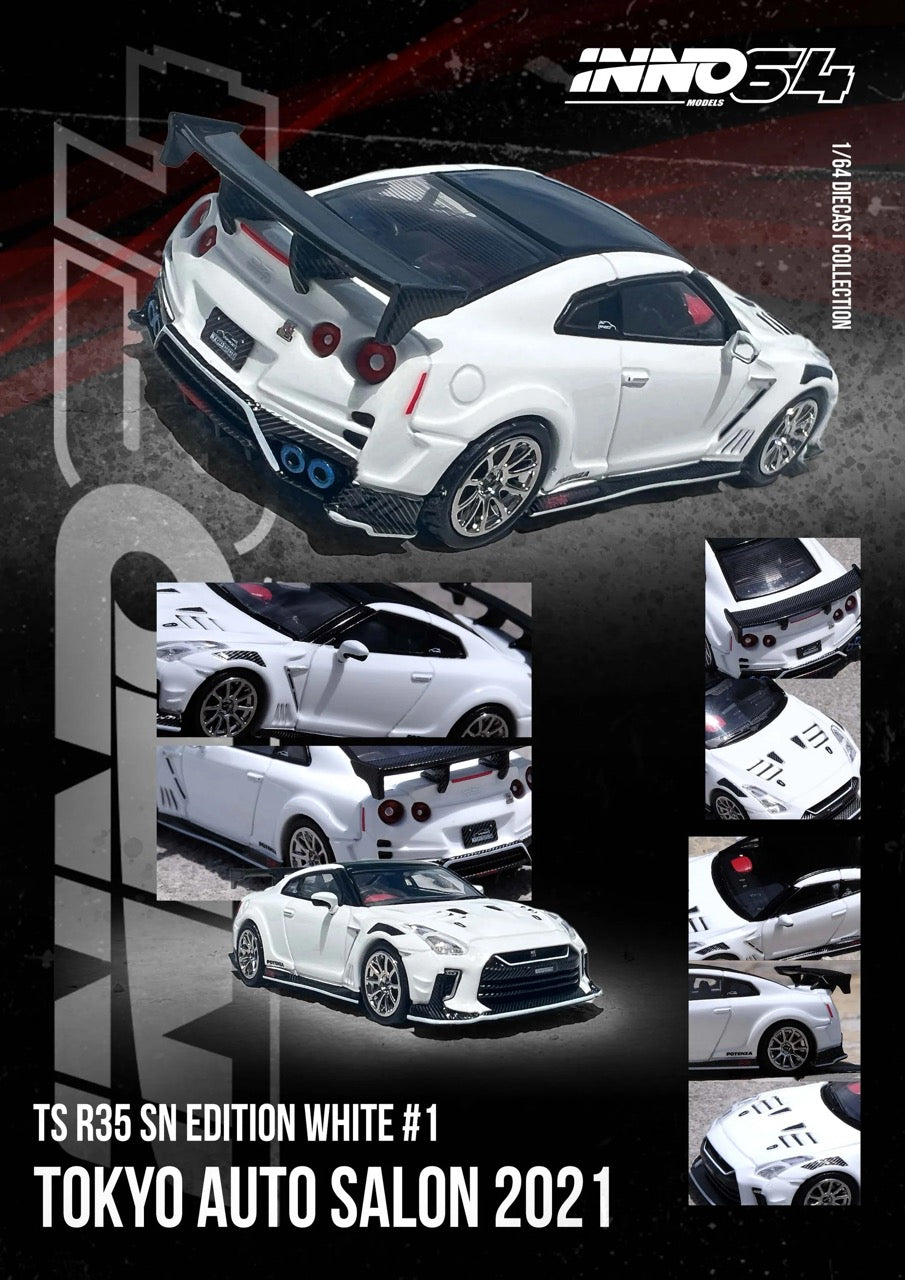 INNO64 1:64 NISSAN GT-R (R35) TOP SECRET Tokyo Auto Salon 2021 (IN64-R35TS-TAS2021)