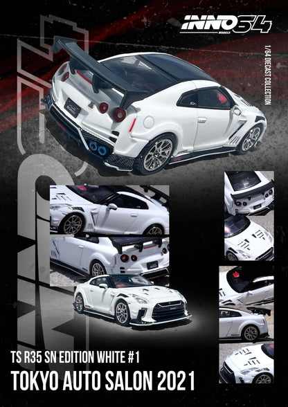 INNO64 1:64 NISSAN GT-R (R35) TOP SECRET Tokyo Auto Salon 2021 (IN64-R35TS-TAS2021)
