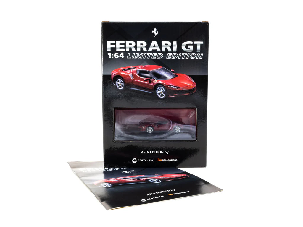 CENTAURIA x IXO COLLECTIONS FERRARI GT 1:64 Magazine ASIA EDITION - FERRARI 296 GTB 2021 (English Version)