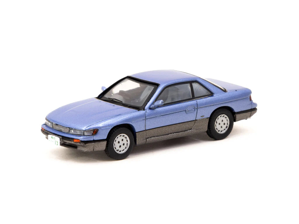 Tarmac Works J Collection 1/64 Nissan Silvia S13 Blue/Grey - GLOBAL64