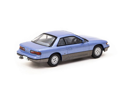Tarmac Works J Collection 1/64 Nissan Silvia S13 Blue/Grey - GLOBAL64