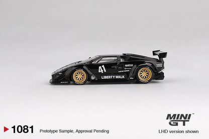 Mini GT 1:64 Lamborghini Countach LB-WORKS Black (MGT01081-CH)