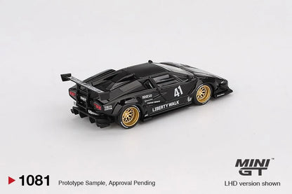 Mini GT 1:64 Lamborghini Countach LB-WORKS Black (MGT01081-CH)