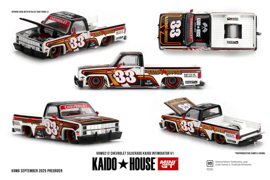 Mini GT 1:64 Chevrolet Silverado KAIDO Intimidator V1 Kaidohouse (KHMG212)
