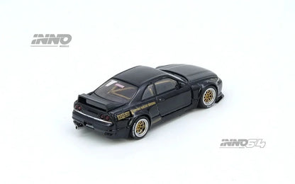 INNO64 1:64 Nissan PANDEM GT-R (BCNR33) Black (IN64-R33P-BLA)