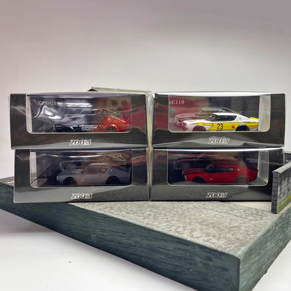 Zoom 1/64 Nissan Skyline 2000GT-R KPGC110 LBWK Liberty Walk Wide Body Red
