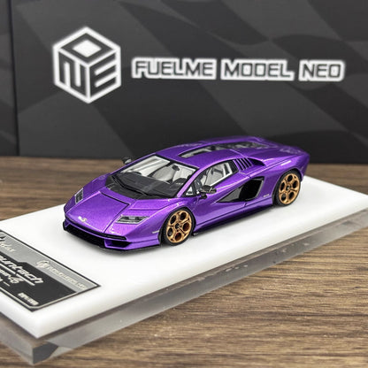 [Premium Resin Model] FuelMe Neo 1:64 Lamborghini Countach LPI 800-4 Viola Pasifae Purple