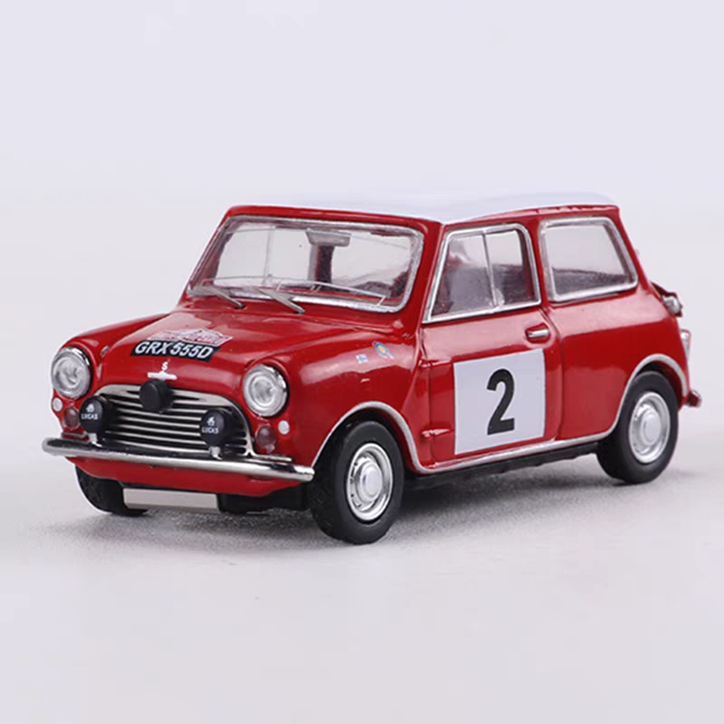 GCD 1:64 Mini Morris MK1 Mini Cooper S Rallye Automobile Monte-Carlo #2 1966 (Morris Mini Official Licensed)