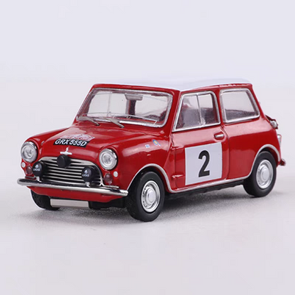 GCD 1:64 Mini Morris MK1 Mini Cooper S Rallye Automobile Monte-Carlo #2 1966 (Morris Mini Official Licensed)