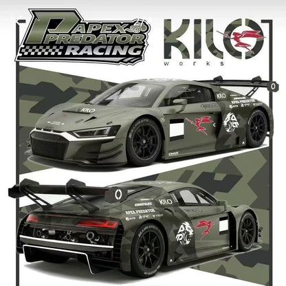 Kilo Works X Darwin Pro 1:64 Audi R8 GT3 EVO II Green #16 Official Licensed - Hobby Expo China 2026 Limited Edition