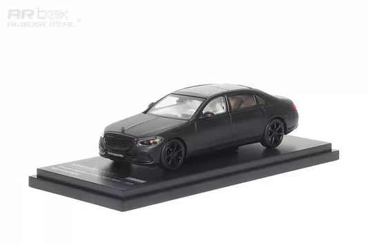 AR Box 1:64 Mercedes Benz S Class MK7 Maybach 2023 Night Series Obsidian Black Official Licensed China GT Show 2025 Special Edition