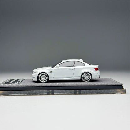 Mortal 1:64 BMW 1M Coupe E82 Pearl White in Premium Box Packaging