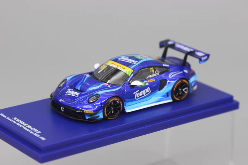 AR Box 1:64 Porsche 911 GT3 R Macau Grand Prix FIA GT World Cup 2025 #911 Tempo Porsche Official Licensed (630002011)