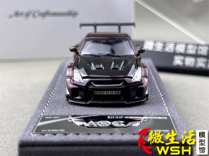 AOC 1:64 Nissan GT-R R35 Chameleon Changing Colours Hobby Expo China 2026 Limited Edition (Openable All Doors and Hoods with Detailed Engine and Decal Stickers)