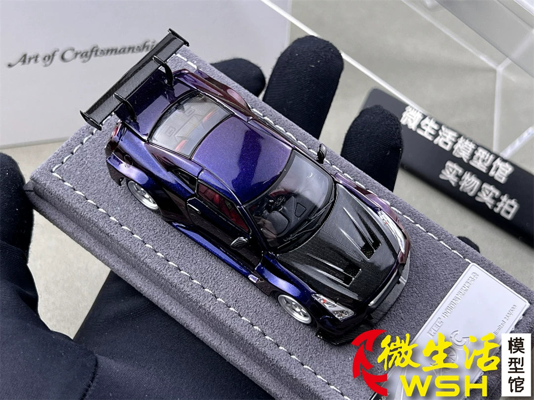 AOC 1:64 Nissan GT-R R35 Chameleon Changing Colours Hobby Expo China 2026 Limited Edition (Openable All Doors and Hoods with Detailed Engine and Decal Stickers)