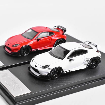 Fuji 1:64 Toyota Pandem GR86 Rocket Bunny Red