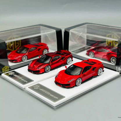 HG 1:64 488 Pista Coupe Metallic Red
