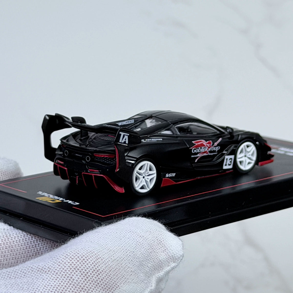 CM Model 1:64 McLaren DARWIN PRO 720Se² GTR #13 Matt Black in Premium Box Packaging McLaren Official Licensed - Malaysia Dealer Custom Special Edition