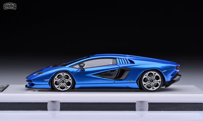 [Premium Resin Model] FuelMe Neo 1:64 Lamborghini Countach LPI 800-4 Blu Tahiti Blue