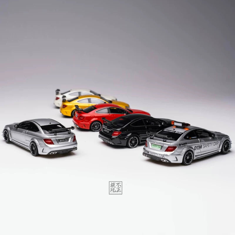 [Premium Resin Model] Car Lounge 1:64 Mercedes-Benz C63 Black Series C-Class W205 Mars Red Premium Box Packaging (Limited to 399 Pieces)