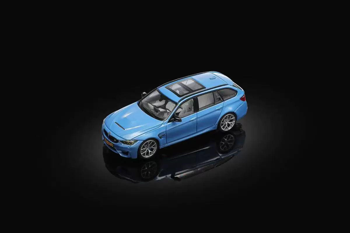 Mortal 1:64 M3 F81 CS Touring Wagon Abu Dhabi Blue in Premium Box Packaging