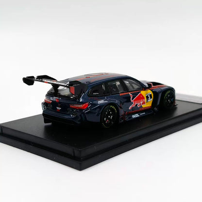 JICAR 1:64 M3 G81 Wagon Touring 24h Nurburgring Matt Blue Red Bull in Premium Box Packaging