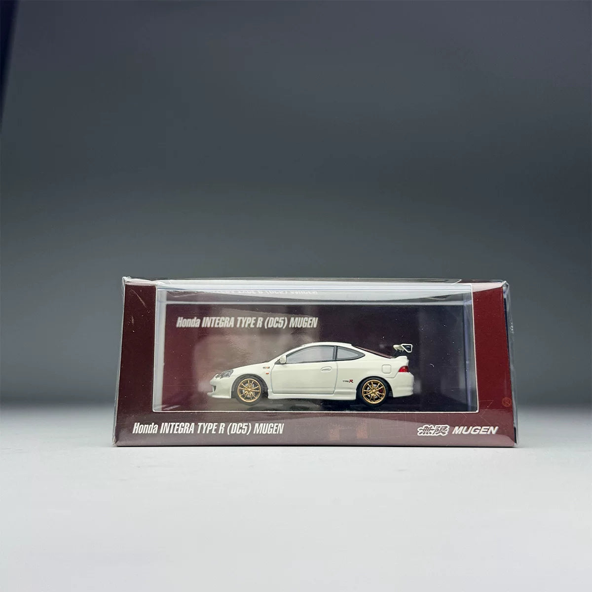 Motorhelix 1:64 Honda Mugen Integra Type-R DC5 championship White Openable Front Hood Detailed Engine - Honda & Mugen Duel Official Licensed
