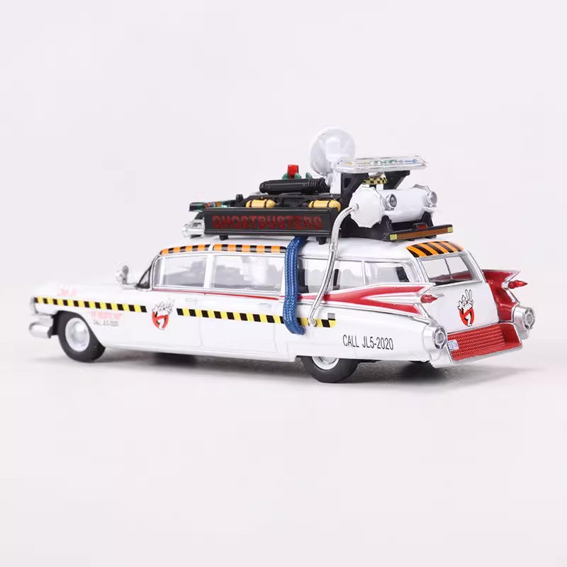 YS Model 1:64 Cadillac Miller-Meteor 1959 Ecto-1 Ectomobile Ghostbusters Car