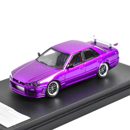 Mortal 1:64 Nissan Skyline GT-R ER34 25GTT GT-T Turbo BBS Wheels Purple Limited 499 Pieces