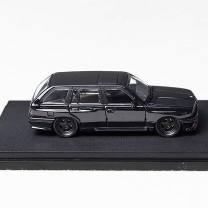 Mortal BMW 3 Series M3 E30 Wagon Full Black Low Stance Custom Openable Front Hood Detailed Engine Limited 799 Pieces