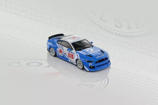 Liberty64 1/64 Ford Mustang MK6 Wide Body Low Stance Custom Converse Edition