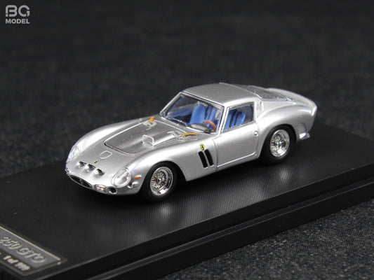 Classic Lover 1:64 Ferrari 250 GTO Silver Openable Front Hood Detailed Engine Limited 999 Pieces