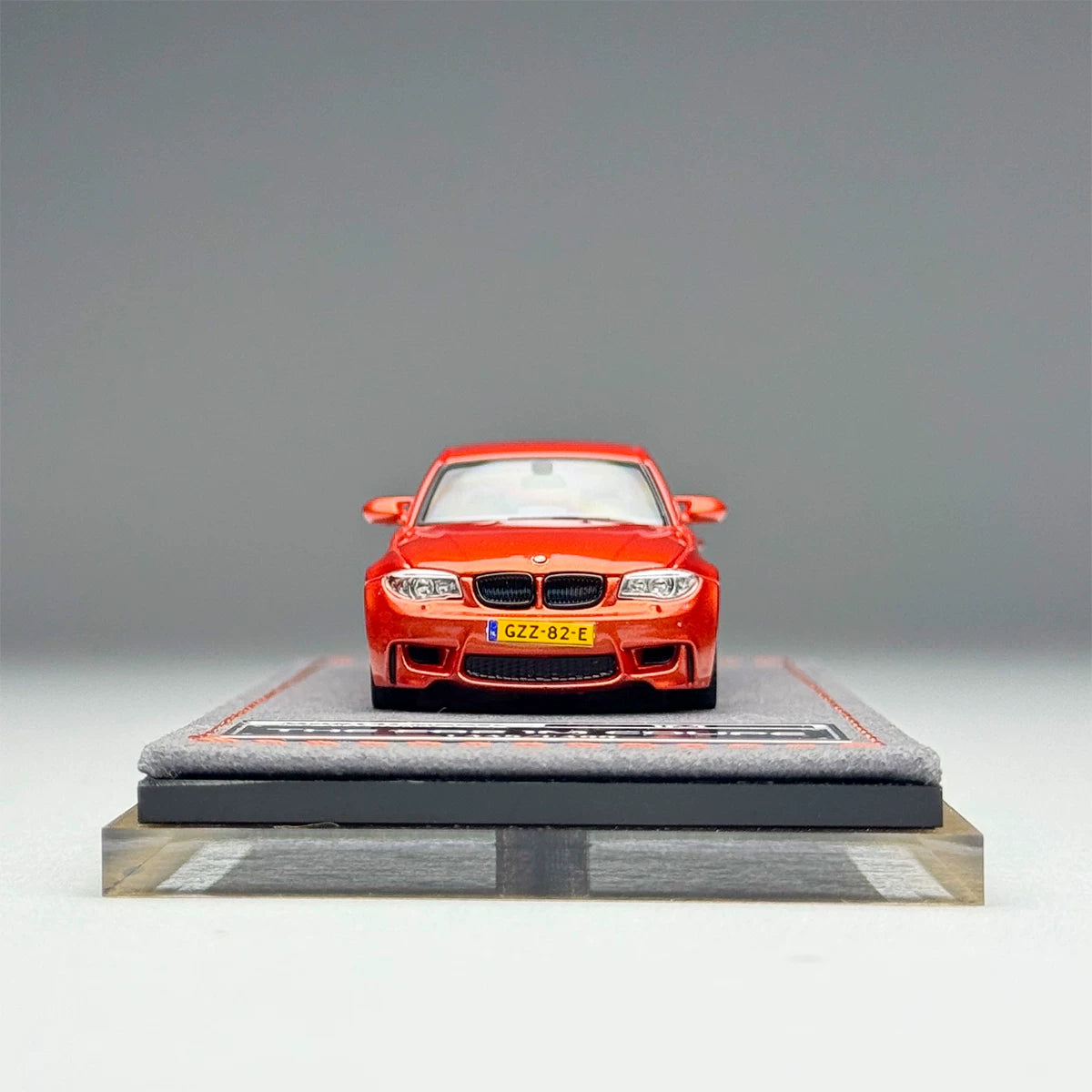 Mortal 1:64 BMW 1M Coupe E82 Valencia Orange in Premium Box Packaging