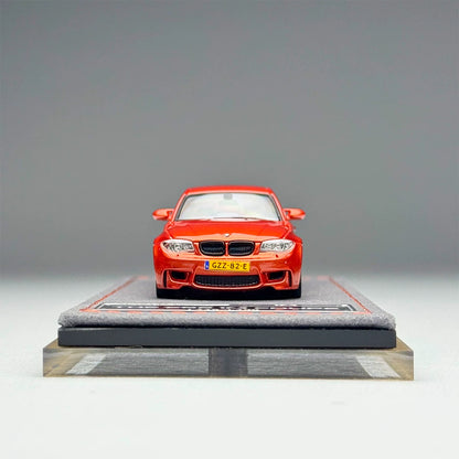 Mortal 1:64 BMW 1M Coupe E82 Valencia Orange in Premium Box Packaging