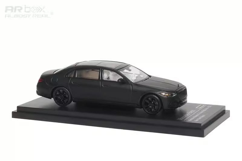 AR Box 1:64 Mercedes Benz S Class MK7 Maybach 2023 Night Series Obsidian Black Official Licensed China GT Show 2025 Special Edition