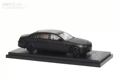 AR Box 1:64 Mercedes Benz S Class MK7 Maybach 2023 Night Series Obsidian Black Official Licensed China GT Show 2025 Special Edition