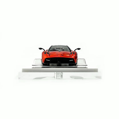HKM Premium 1:64 Pagani Huayra Coupe 2014 Metallic Red (Movable Rear Engine Boot, 2 Gull Wing Doors, Front and Rear Spoilers) Limited 999 Pieces