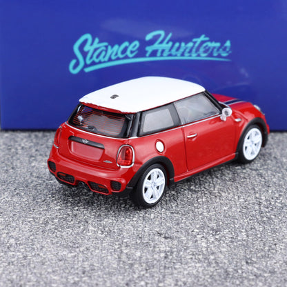 Stance Hunters 1/64 Mini Cooper F56 JCW John Cooper Works Red