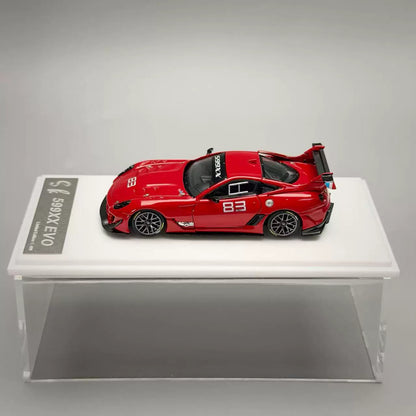 SK Model 1:64 Ferrari 599XX EVO Circuit Edition - #83 Standard Red in Premium Box Packaging