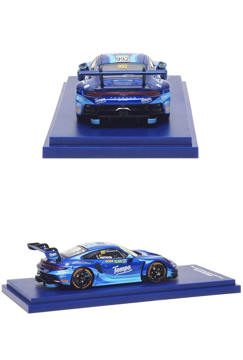 AR Box 1:64 Porsche 911 GT3 R Macau Grand Prix FIA GT World Cup 2025 #992 Tempo Porsche Official Licensed (630002111)