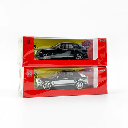 Smallcarart 1:64 Rolls Royce Cullinan Black Badge Edition Chrome White Steel Limited 399 Pieces