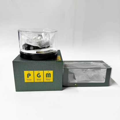 PGM 1:64 Nissan Skyline GT-R R34 Nismo Z-Tune British Green with Separated Display Engine Nissan Official Licensed (Normal Rectangle Box Edition)