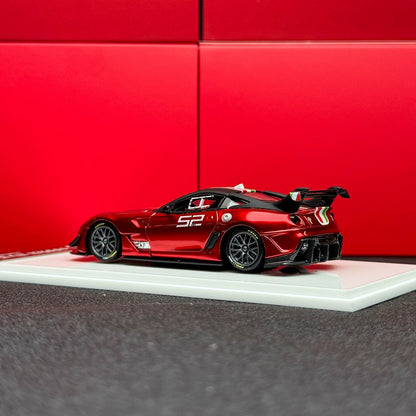 SK Model 1:64 Ferrari 599XX EVO Circuit Edition - #52 Metallic Red in Premium Box Packaging