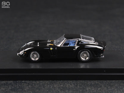 Classic Lover 1:64 Ferrari 250 GTO Pearl Black Openable Front Hood Detailed Engine Limited 999 Pieces